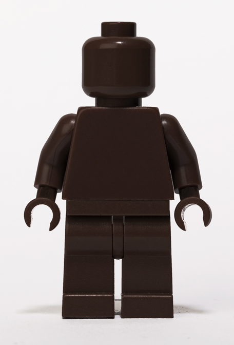 Dark Brown Lego Monochrome minifigure